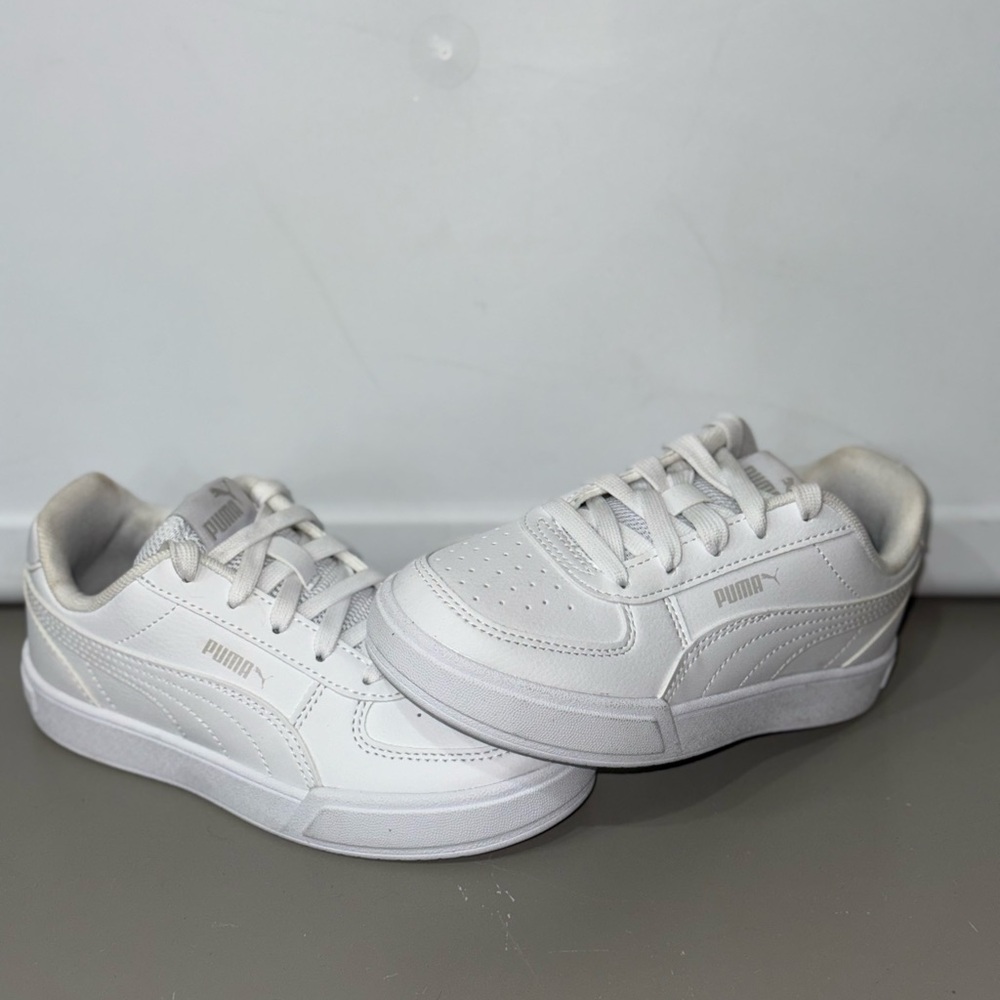 Puma White Sneakers Classic Court Style